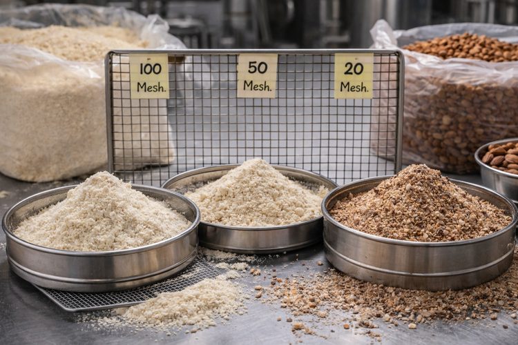 Illustrated placeholder for article titled Almond Flour and Meal Mesh Selection for Manufacturers