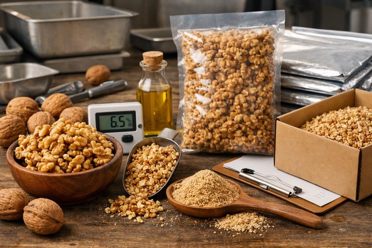 Illustrated placeholder for article titled Moisture, Cut Exposure and Shelf-Life in Walnut Programs