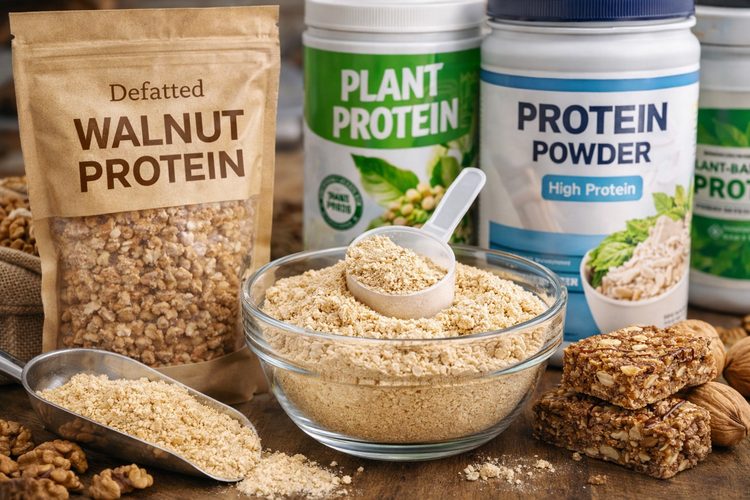 Illustrated placeholder for article titled Defatted Walnut Protein in Nutrition-Focused Formulations